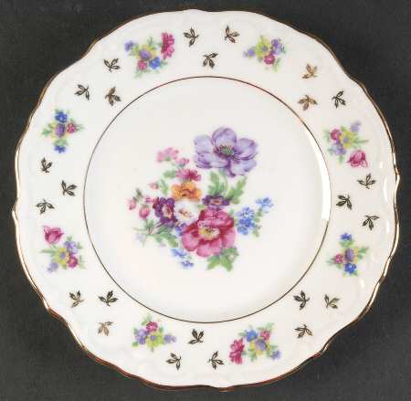 Dresden Rose Bread & Butter Plate
