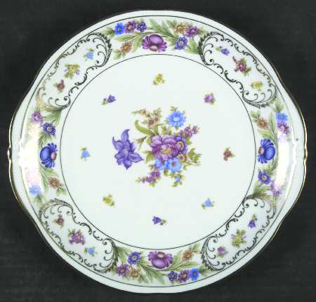 Dresden Rich Handled Cake Plate
