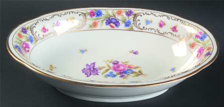 Dresden Rich 9" Oval Vegetable Bowl