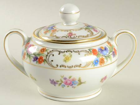 Dresden Rich Sugar Bowl & Lid