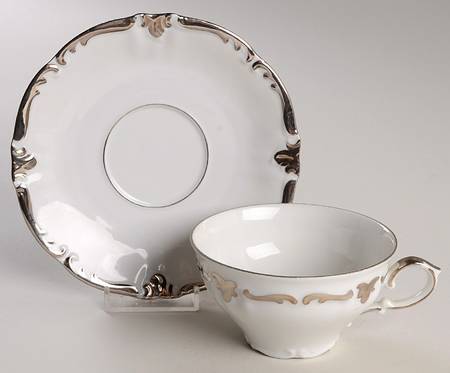 Empire Flat Cup & Saucer Set