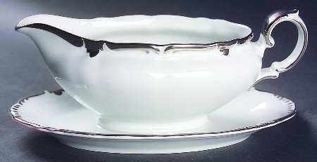 Empire Gravy Boat with Attached Underplate