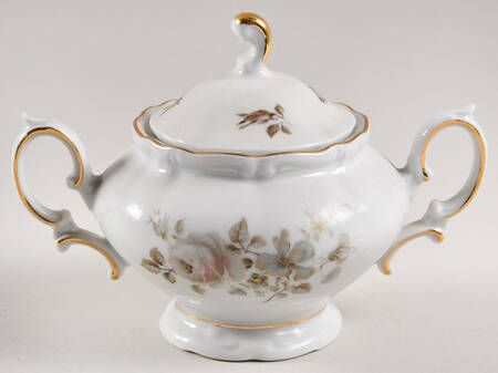 Empress (Gold Trim) Sugar Bowl & Lid