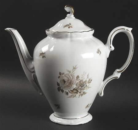Empress (Gold Trim) Coffee Pot & Lid