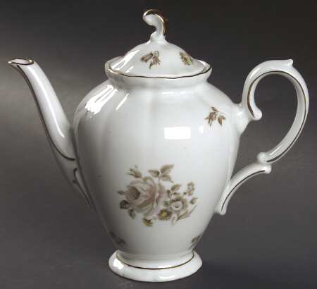 Empress (Gold Trim) Mini Coffee Pot & Lid