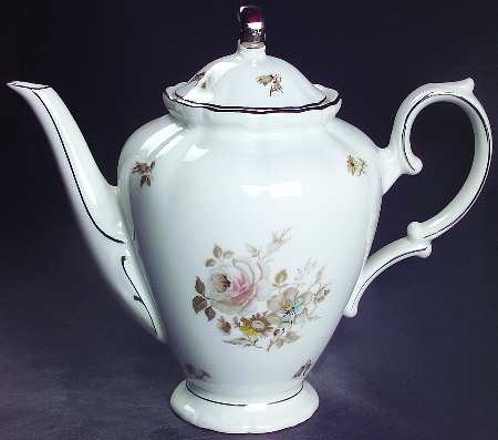 Empress (Platinum Trim) Coffee Pot & Lid