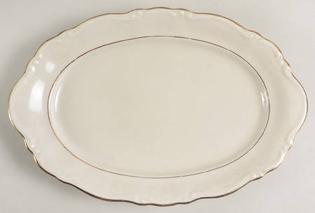 Golden Grail 12" Oval Serving Platter by Winterling - Bavaria