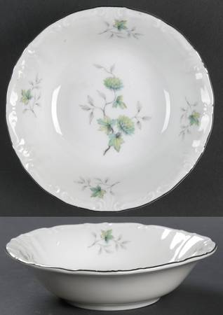Green Ming (Platinum) Fruit/Dessert (Sauce) Bowl