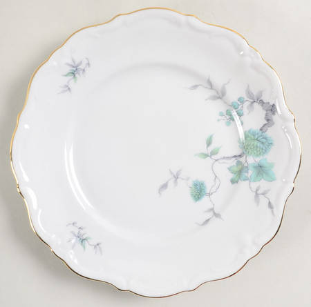 Green Ming (Gold) Salad Plate