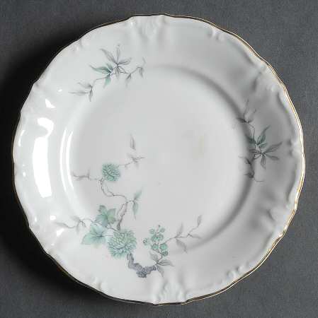 Green Ming (Gold) Bread & Butter Plate