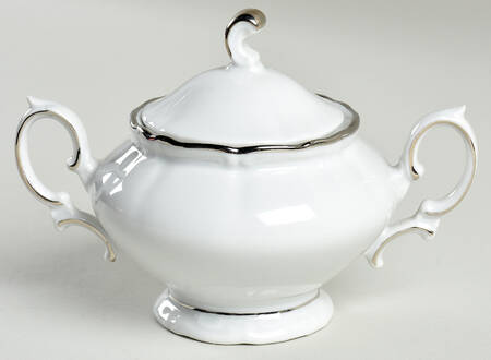 Heirloom Platinum Sugar Bowl & Lid