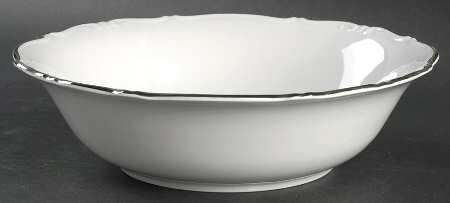 Heirloom Platinum 9" Round Vegetable Bowl