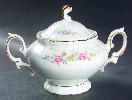 Mayerling (Scalloped) Sugar Bowl & Lid
