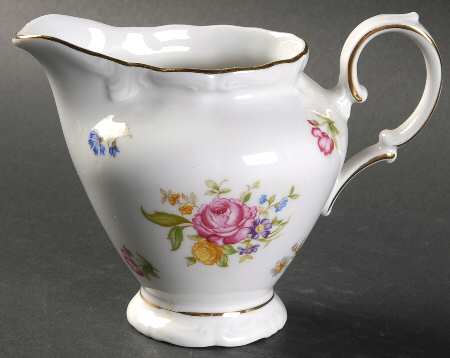 Mignon (Gold Backstamp, Scalloped) Creamer
