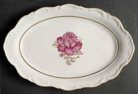 Minuet 12" Oval Serving Platter