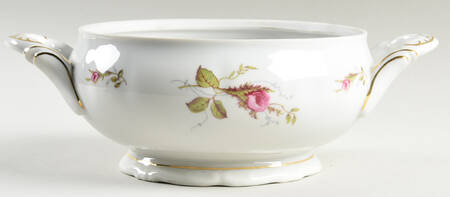 Moss Rose Round Vegetable No Lid