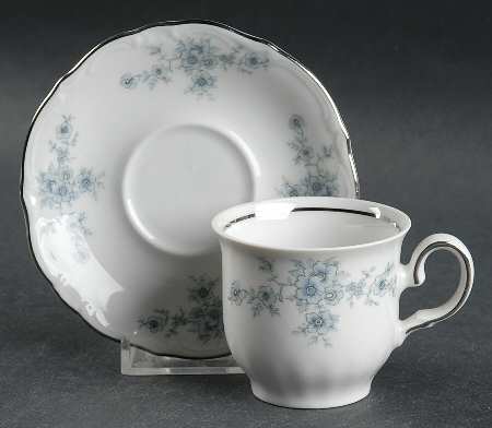 Renaissance Flat Demitasse Cup & Saucer Set