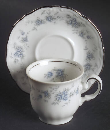 Renaissance II Flat Demitasse Cup & Saucer Set