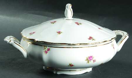 Rosebud (Rim Shape) Round Covered Vegetable