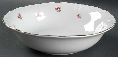 Rosebud (Rim Shape) 9" Round Vegetable Bowl