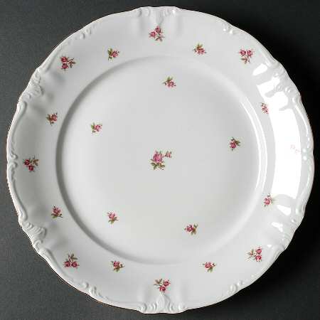 Rosebud (Rim Shape) 12" Chop Plate (Round Platter)