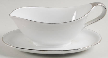 Silverbrook Gravy Boat with Attached Underplate