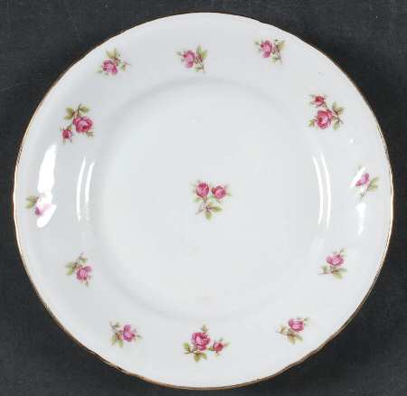 Spring Roses (Swirl) Bread & Butter Plate