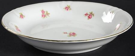 Spring Roses (Swirl) Coupe Soup Bowl