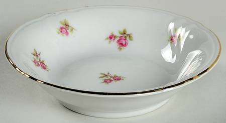 Spring Roses (Swirl) Fruit/Dessert (Sauce) Bowl