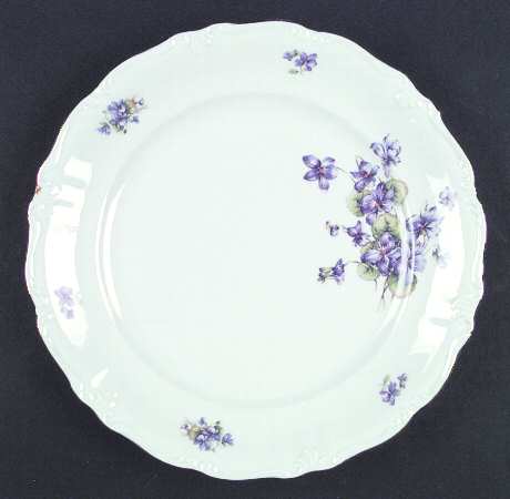 Violets Dinner Plate