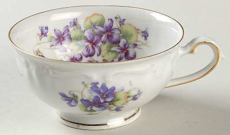 Violets Flat Cup