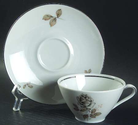 WIG10 Flat Cup & Saucer Set by Winterling - Bavaria