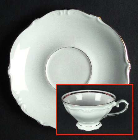 WIG107 Footed Cup & Saucer Set