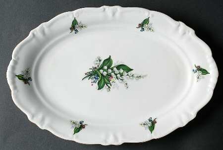 WIG108 12" Oval Serving Platter