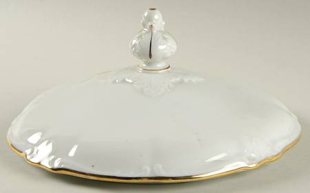 Heirloom Gold Lid for Round Vegetable