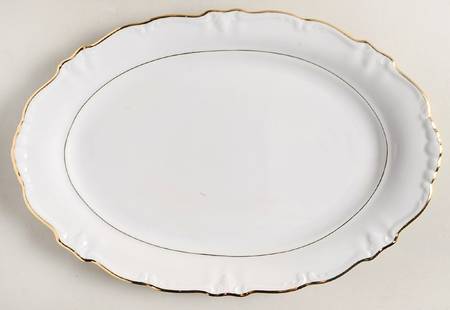 Heirloom Gold 12" Oval Serving Platter
