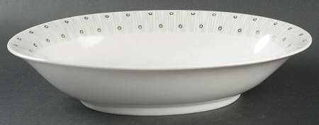 WIG139 9" Oval Vegetable Bowl