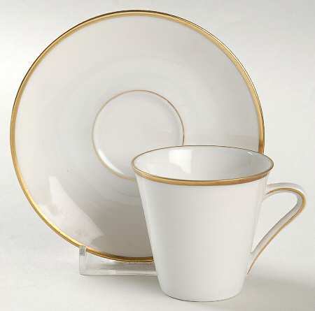 WIG143 Flat Demitasse Cup & Saucer Set