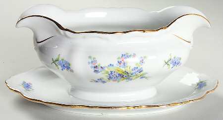 WIG176 Gravy Boat with Attached Underplate