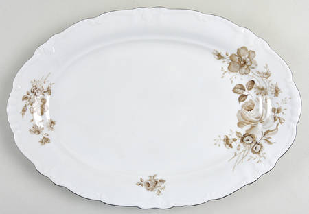 Grand Rose 13" Oval Serving Platter
