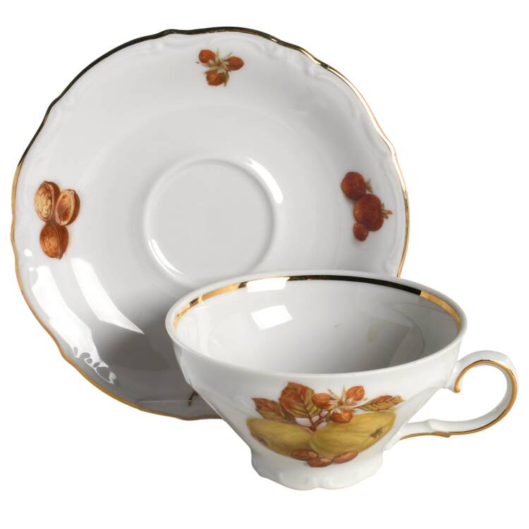 WIG224 Footed Cup & Saucer Set