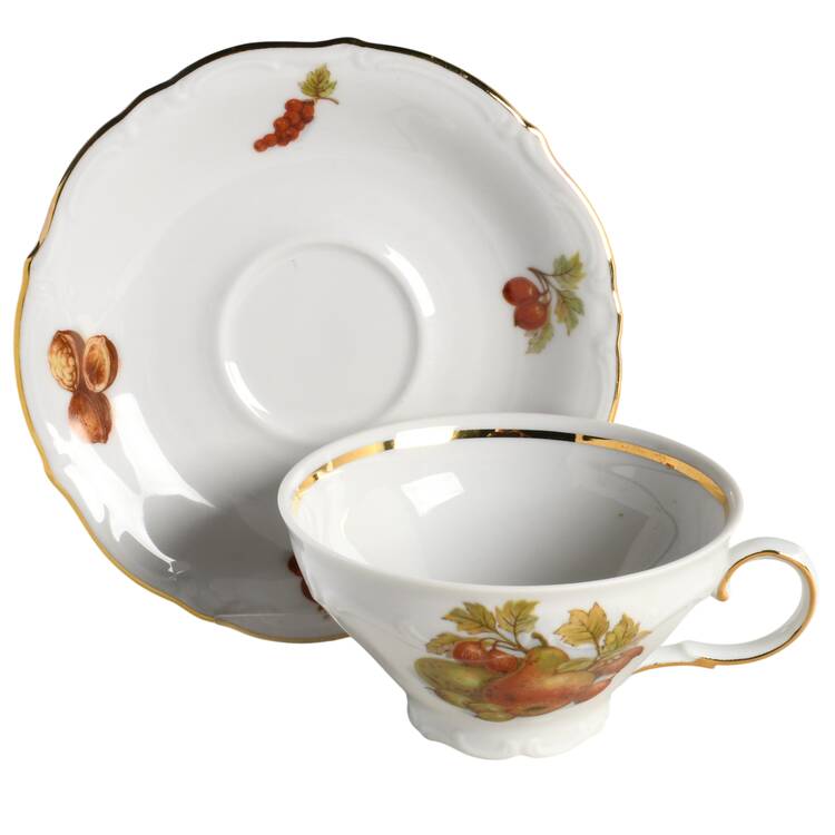 WIG224 Footed Cup & Saucer Set