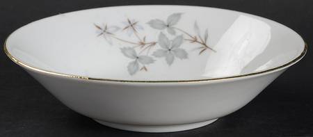 Gray Leaf Fruit/Dessert (Sauce) Bowl