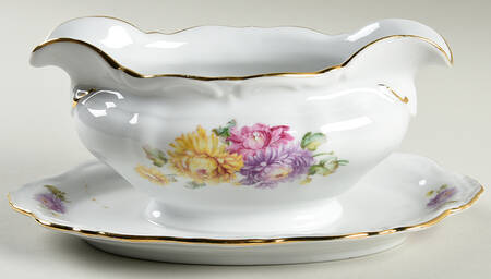 WIG38 Gravy Boat with Attached Underplate