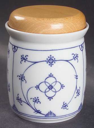 Strawflower (Smooth) 4" Storage Jar & Lid