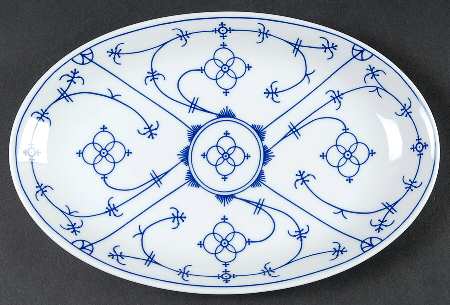 Strawflower (Smooth) 11" Oval Serving Platter