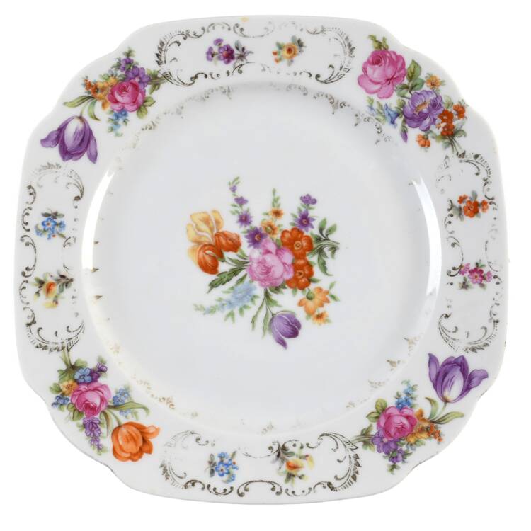 WIG40 Square Salad Plate