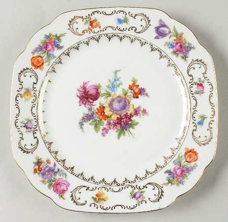 WIG40 Square Salad Plate