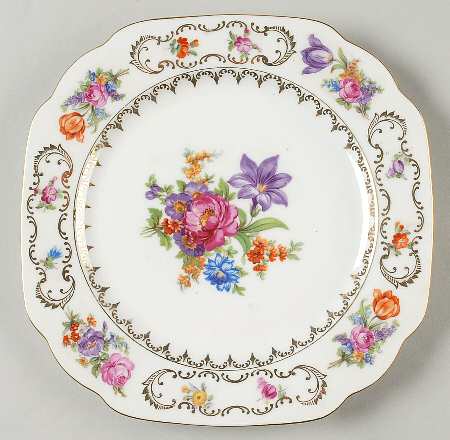 WIG40 Square Salad Plate
