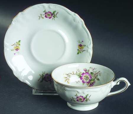 WIG54 Footed Cup & Saucer Set